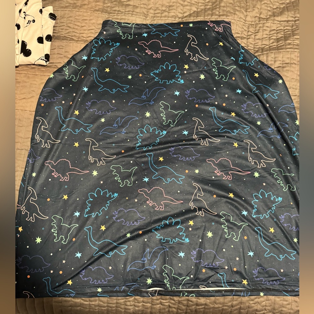 👩🏼‍🍼Navy Blue with multicolor Dinosaur 6 in 1 Baby Cover